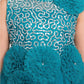 Peacock Blue Embellished Net Gown For Girls - Betty Ethnic India - Gown - Betty Girls Wear Online