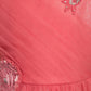 Pink Coloured Net Simple Design Gown For Girls - Betty Ethnic India - Gown - Betty Girls Wear Online