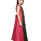 Pink Floral Jacket Styled Gown For Girls - Betty Ethnic India - Gown - Betty Girls Wear Online