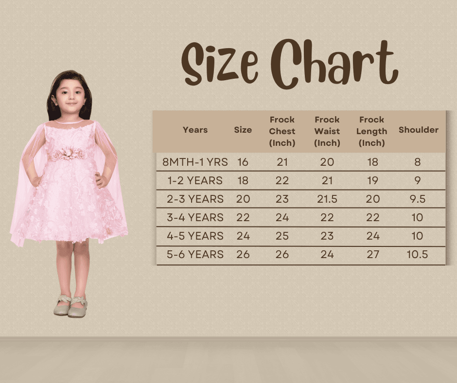 Pink Imported Net Double Sided Sleeve Pattern Party Wear Frock For Girls - Betty Ethnic India - Frock - Betty Girls Wear Online