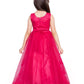 Rani Coloured Imported Net Bottom Design Gown For Girls - Betty Ethnic India - Gown - Betty Girls Wear Online