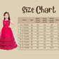 Rani Coloured Imported Net Bottom Design Gown For Girls - Betty Ethnic India - Gown - Betty Girls Wear Online