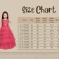 Rose Pink Coloured Embellished Layered Design Net Gown For Girls - Betty Ethnic India - Gown - Betty Girls Wear Online