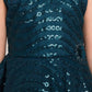 T-Blue Coloured Embellished Layered Net Gown For Girls - Betty Ethnic India - Gown - Betty Girls Wear Online