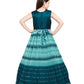 Blue Coloured Ethnic Gown Maxi Dress Chinon Fabric Gown For Girls - Betty Ethnic India - Gown - Betty Girls Wear Online