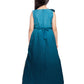 Peacock Blue Coloured Wire Concept Style Gown For Girls - Betty Ethnic India - Gown - Betty Girls Wear Online