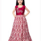 Rani Coloured Ethnic Maxi Dress Gown For Girls - Betty Ethnic India - Gown - Betty Girls Wear Online