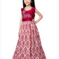 Rani Coloured Ethnic Maxi Dress Gown For Girls - Betty Ethnic India - Gown - Betty Girls Wear Online
