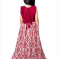 Rani Coloured Ethnic Maxi Dress Gown For Girls - Betty Ethnic India - Gown - Betty Girls Wear Online