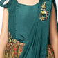 Bottle Green Coloured Trendy Wire Styled Maxi Dress Gown For Girls - Betty Ethnic India - Gown - Betty Girls Wear Online