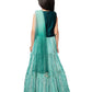 Rama Green Coloured Ready-To-Wear Lehenga Choli With Mirror Work For Girls - Betty Ethnic India - Saree & Lehenga - Betty Girls Wear Online
