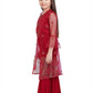 Rani Coloured Gharara / Sharara Set For Girls - Betty Ethnic India - Gharara / Sharara Set - Betty Girls Wear Online