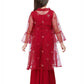 Rani Coloured Gharara / Sharara Set For Girls - Betty Ethnic India - Gharara / Sharara Set - Betty Girls Wear Online