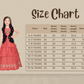 Tomato Gown And Navy Blue Coloured Jacket Floral Chinon Fit & Flare Gown For Girls - Betty Ethnic India - Gown - Betty Girls Wear Online